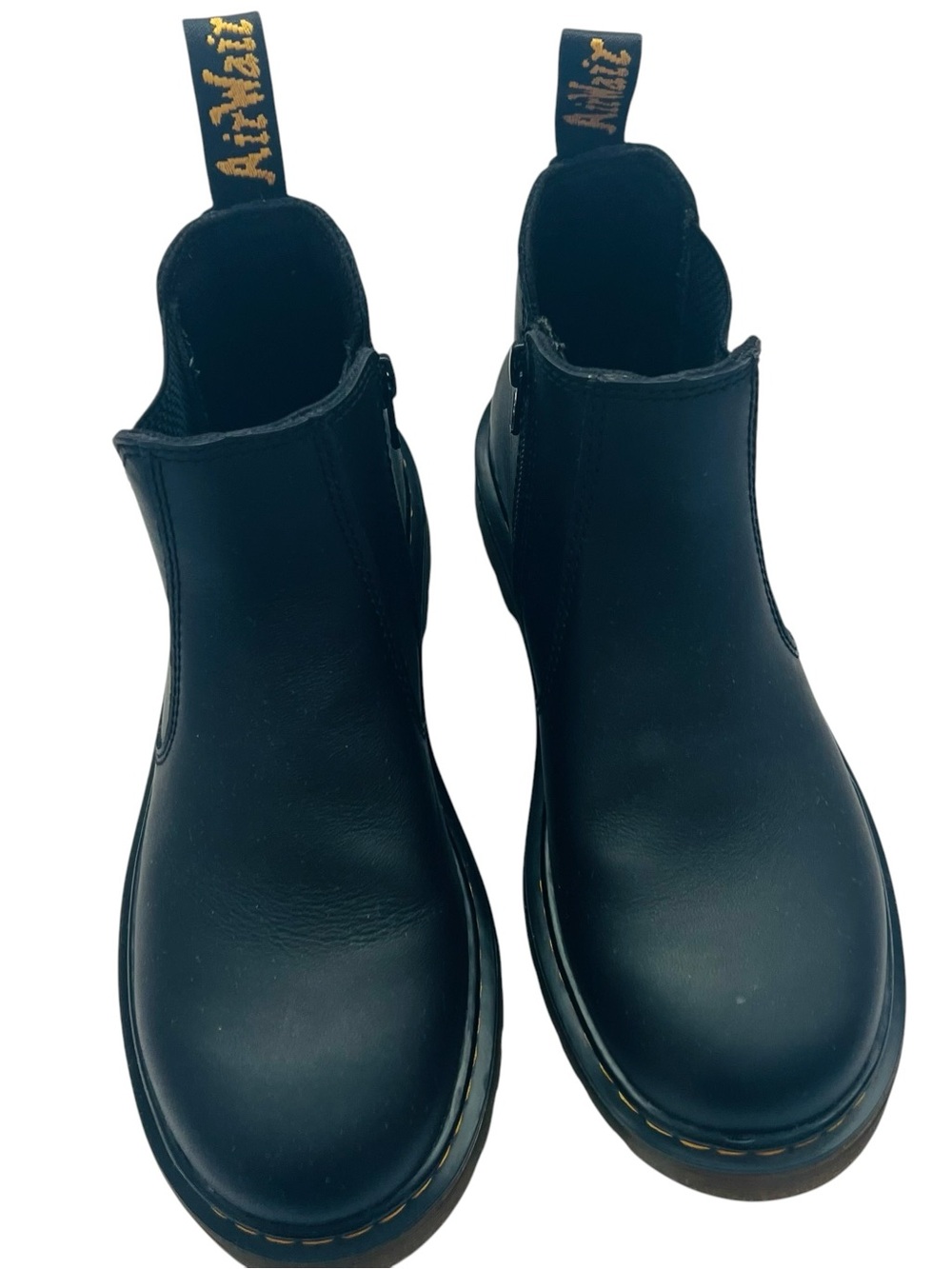 Dr. Martens Soft Leather Black Leather Boots